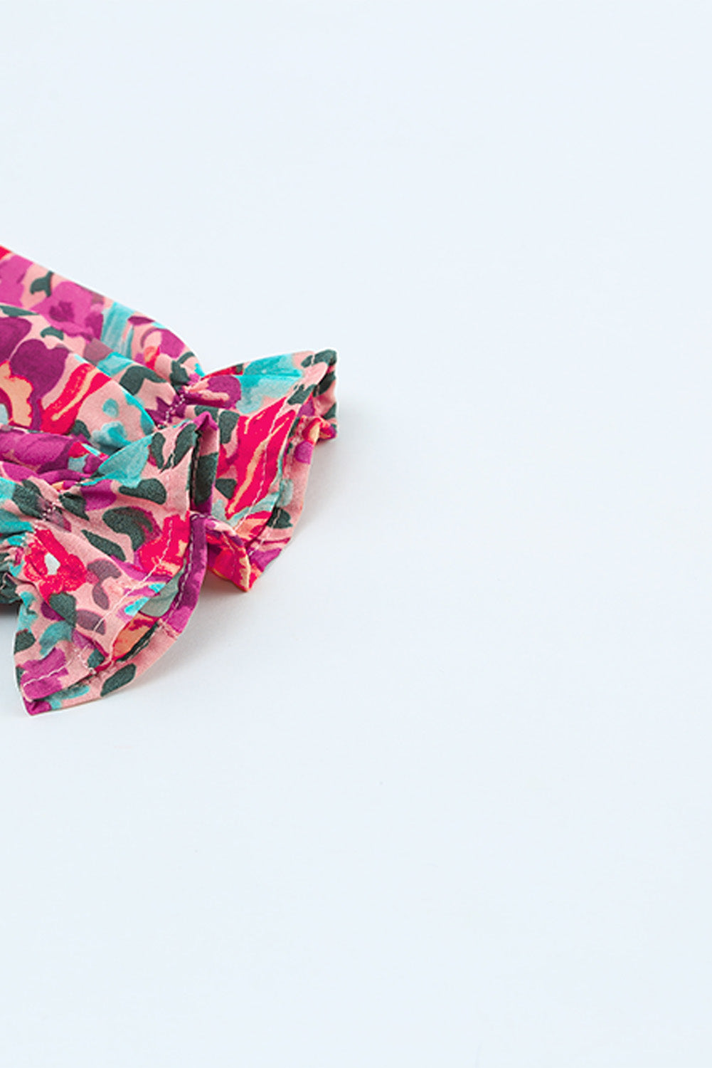 Floral Smocked V-Neck Flounce Sleeve Dress – Trendsi | ClozArt