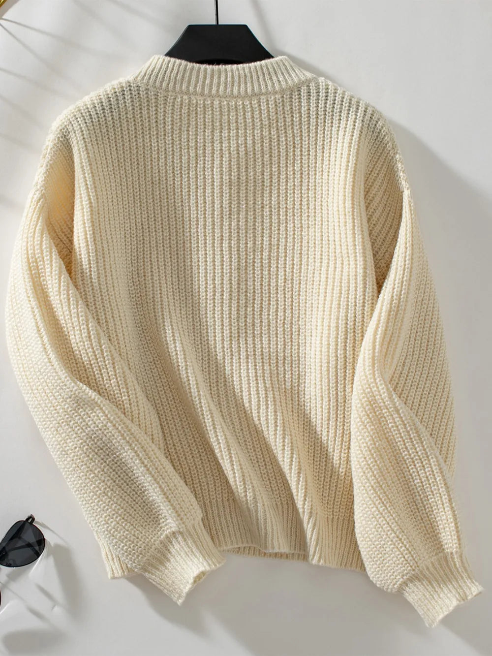 Button Down Long Sleeve Cardigan – Trendsi | ClozArt