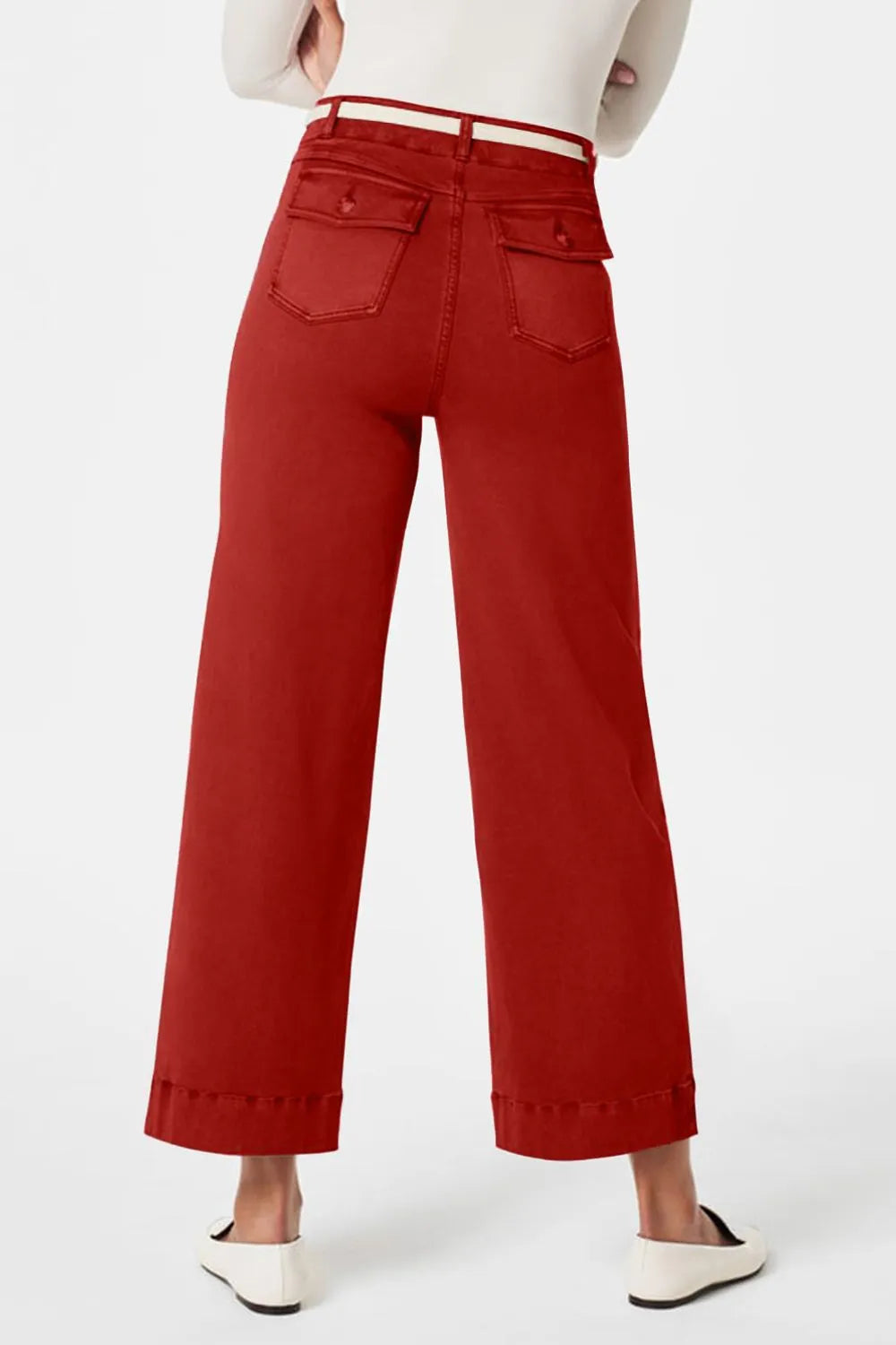 High Waist Jeans with Pockets – Trendsi | ClozArt