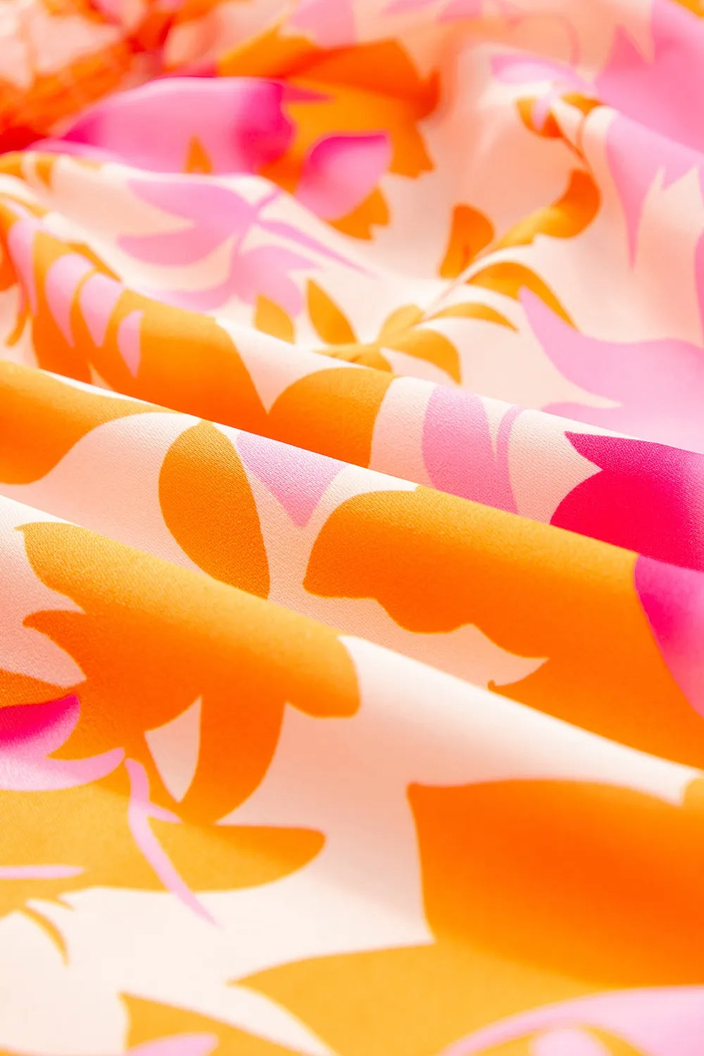 Frill Printed Long Sleeve Mini Dress – Trendsi | ClozArt