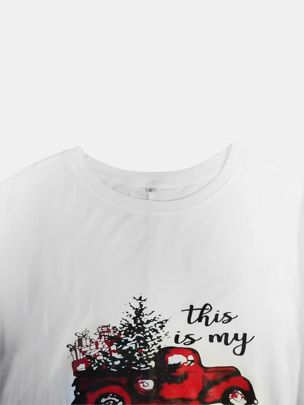 Full Size Graphic Two-Tone Round Neck Long Sleeve T-Shirt – Trendsi | ClozArt