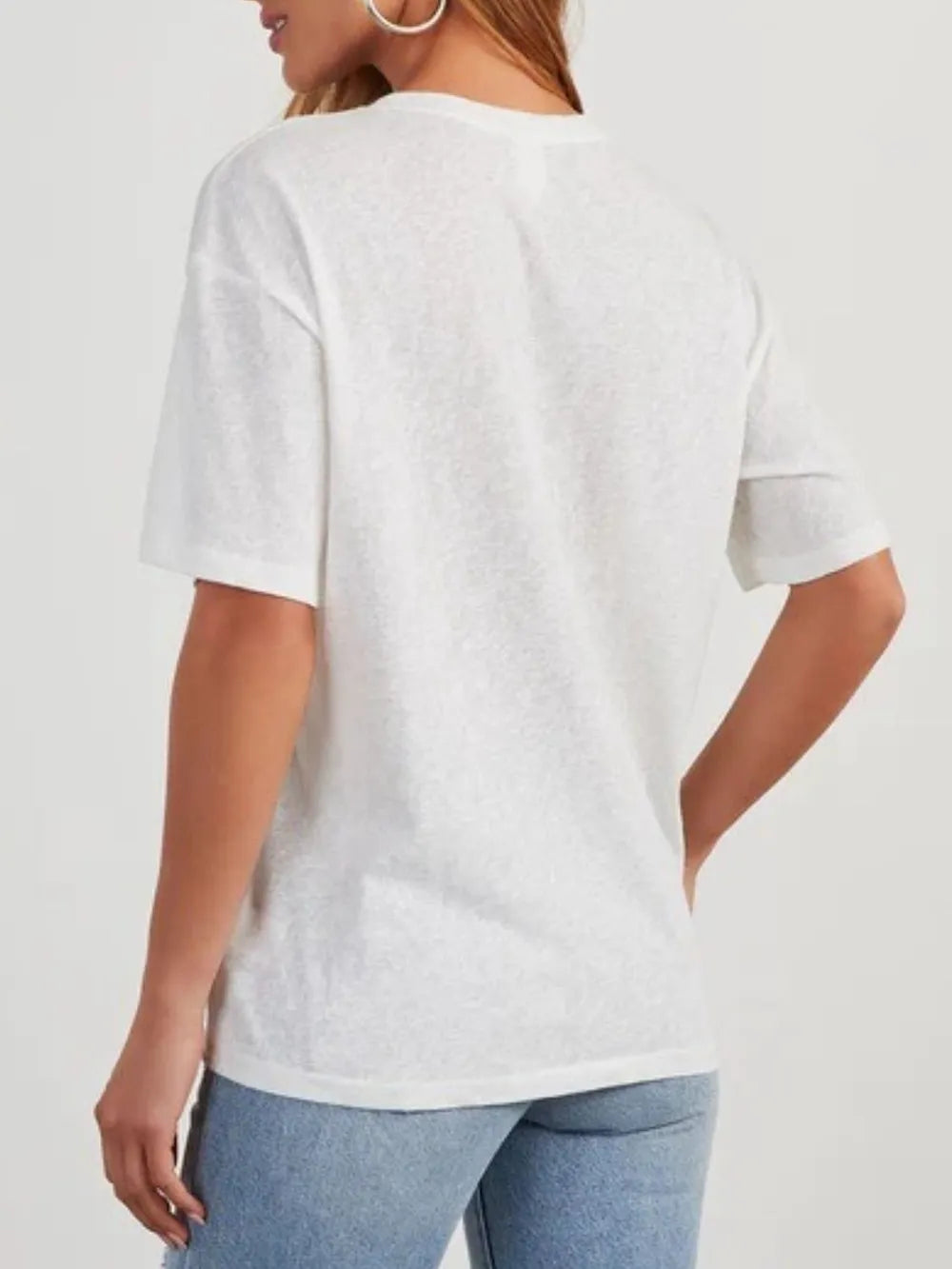 Round Neck Half Sleeve T-Shirt – Trendsi | ClozArt