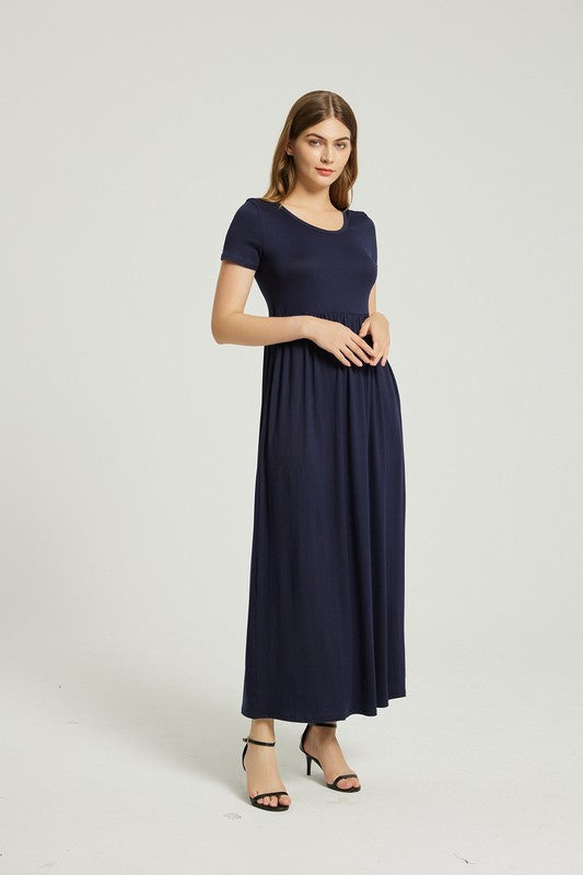 Women's Summer Casual Maxi Dress With Pocket – Annva USA | ClozArt