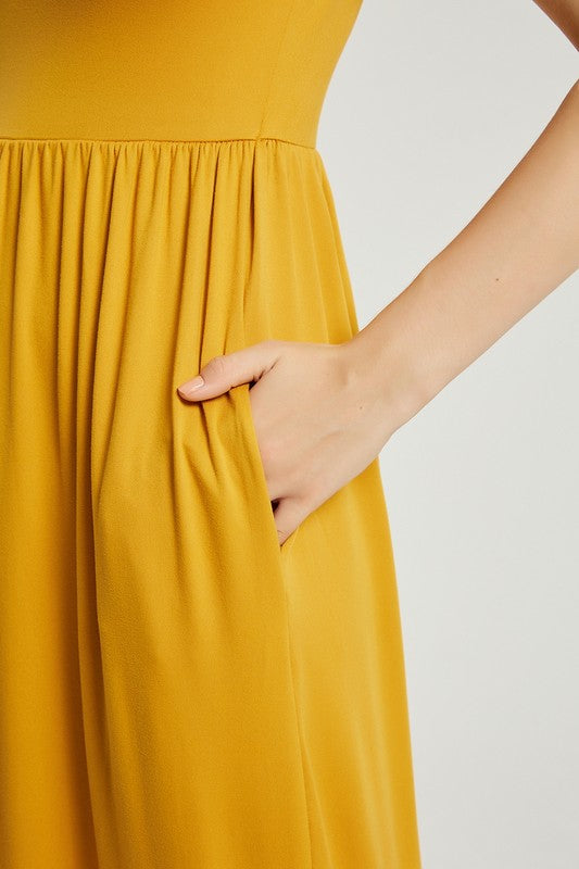 Women's Summer Casual Maxi Dress With Pocket – Annva USA | ClozArt