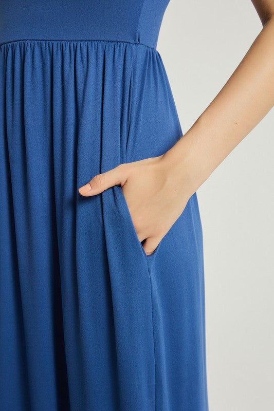 Women's Summer Casual Maxi Dress With Pocket – Annva USA | ClozArt