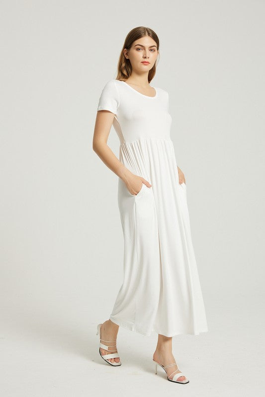 Women's Summer Casual Maxi Dress With Pocket – Annva USA | ClozArt