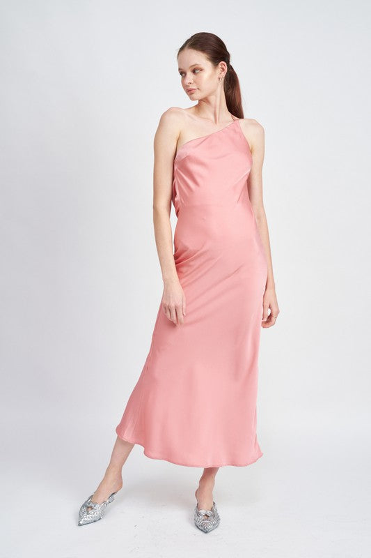 SATIN MAXI BIAS DRESS – Emory Park | ClozArt