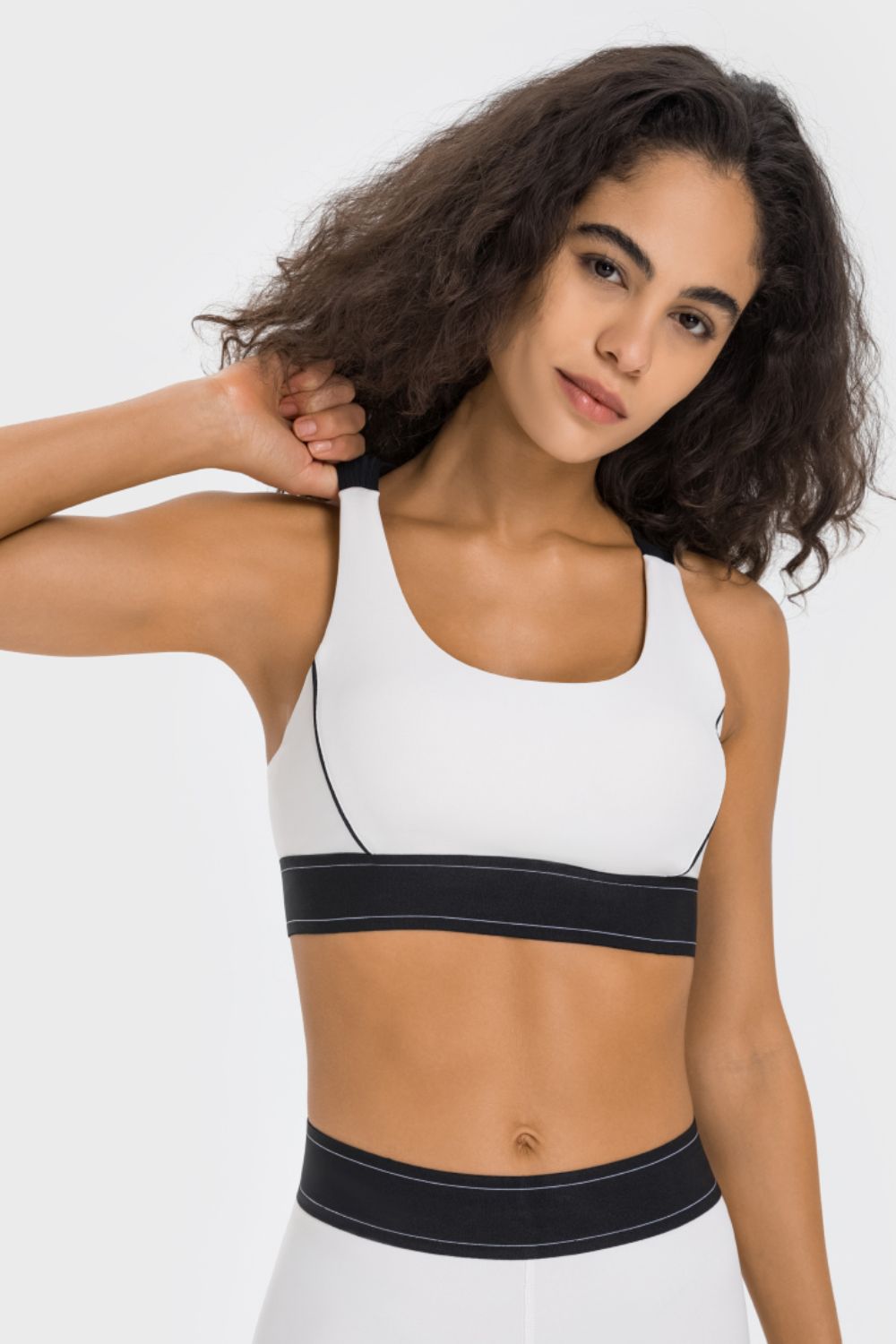 Millennia Contrast Sports Bra – Trendsi | ClozArt