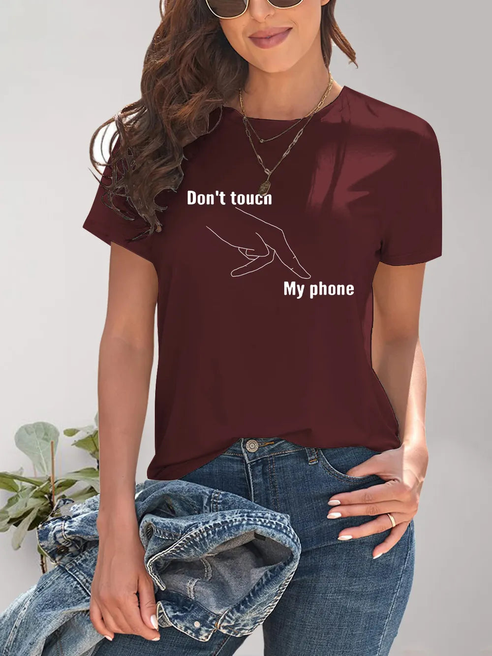 Graphic Round Neck Short Sleeve T-Shirt – Trendsi | ClozArt