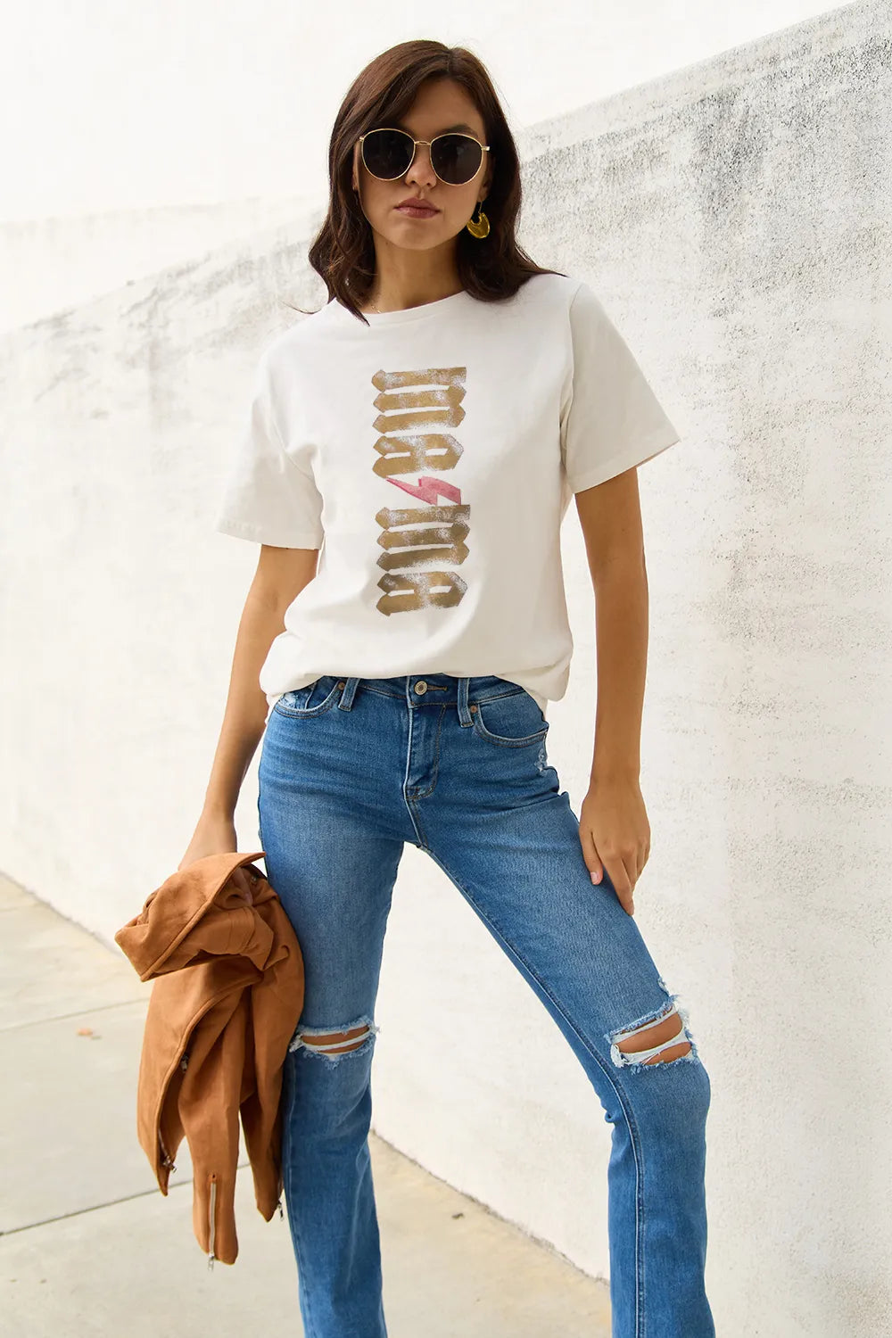 Simply Love Full Size MAMA Short Sleeve T-Shirt – Trendsi | ClozArt