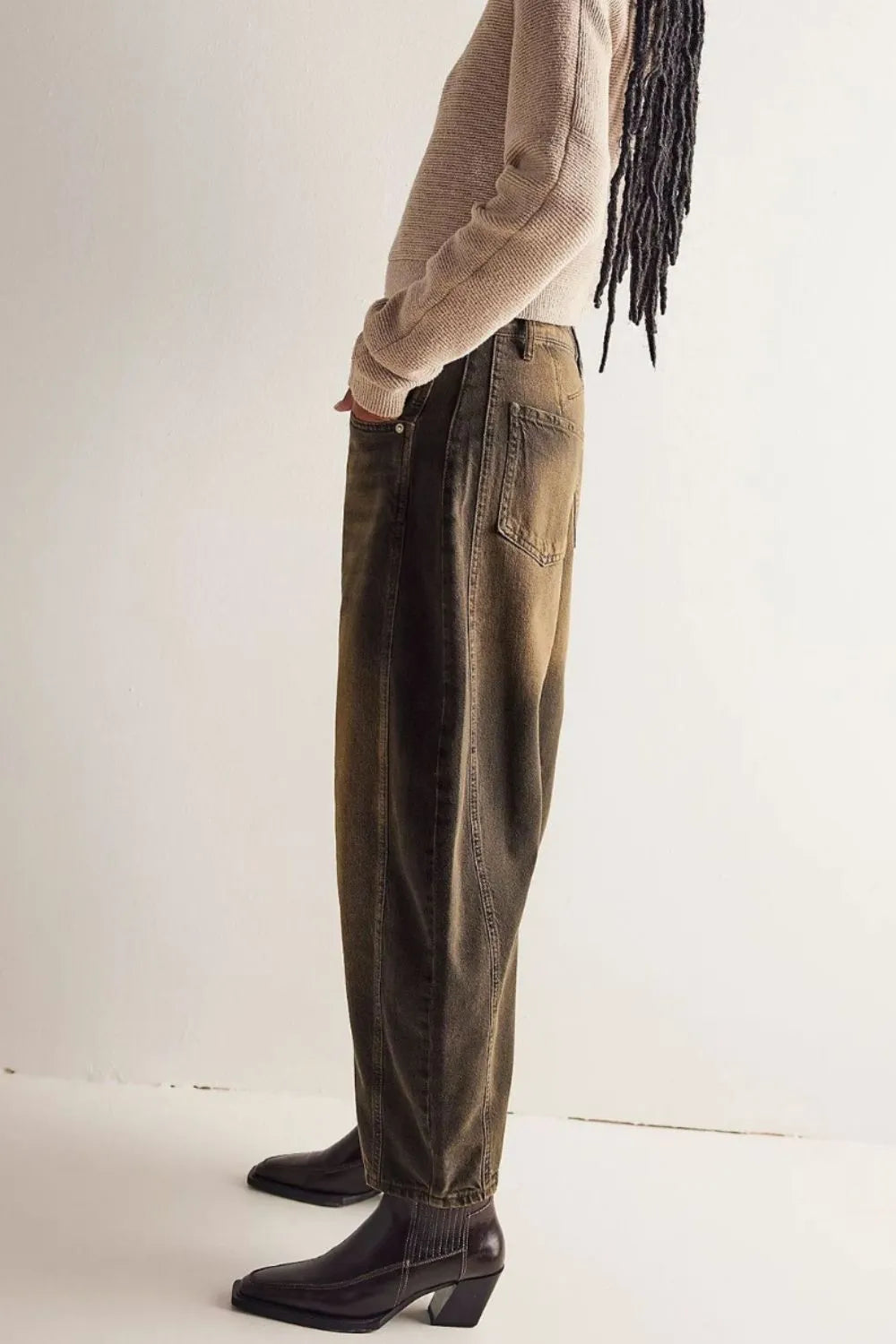 Wide Leg Jeans with Pockets – Trendsi | ClozArt
