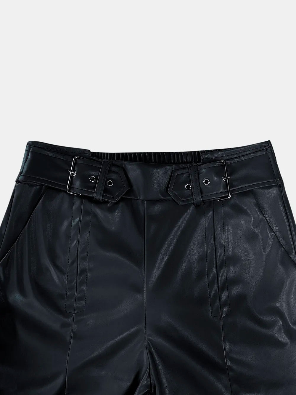 Half Elastic Waist Wide Leg Pants – Trendsi | ClozArt