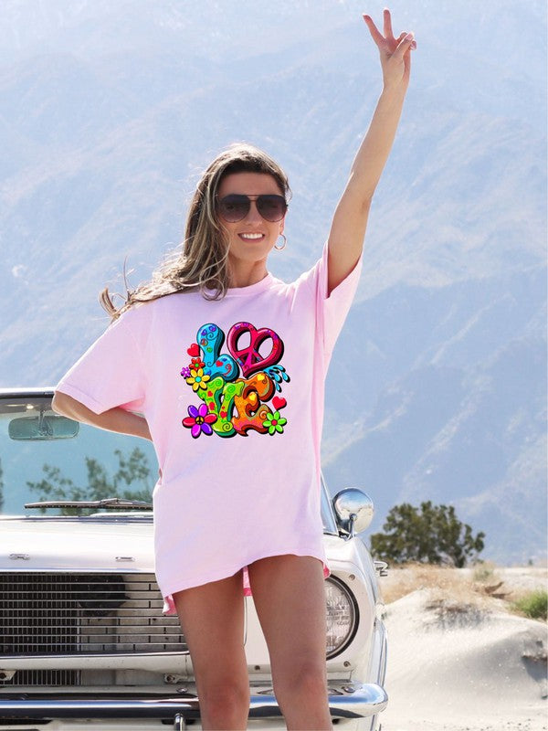 Groovy Love 70's Graphic Tee – Ocean and 7th | ClozArt
