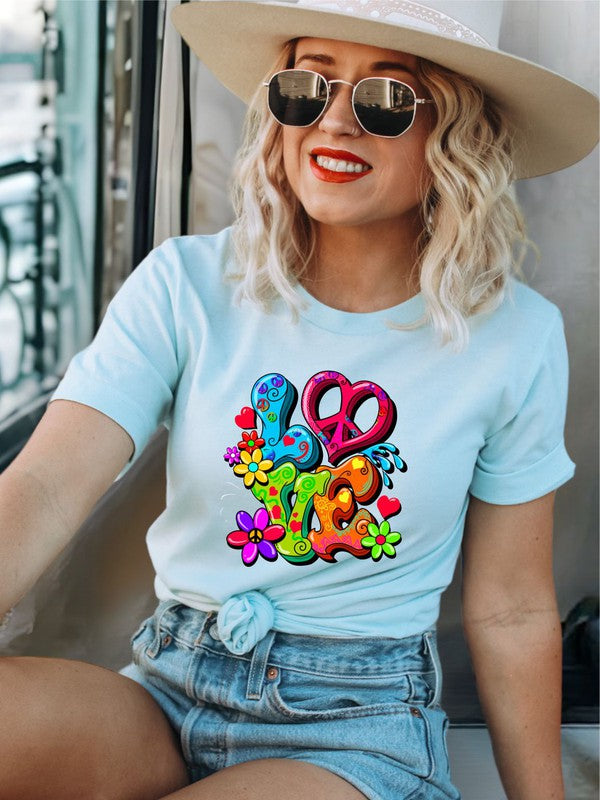 Groovy Love 70's Graphic Tee – Ocean and 7th | ClozArt