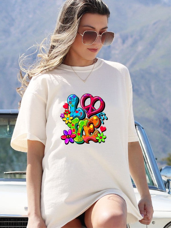 Groovy Love 70's Graphic Tee – Ocean and 7th | ClozArt