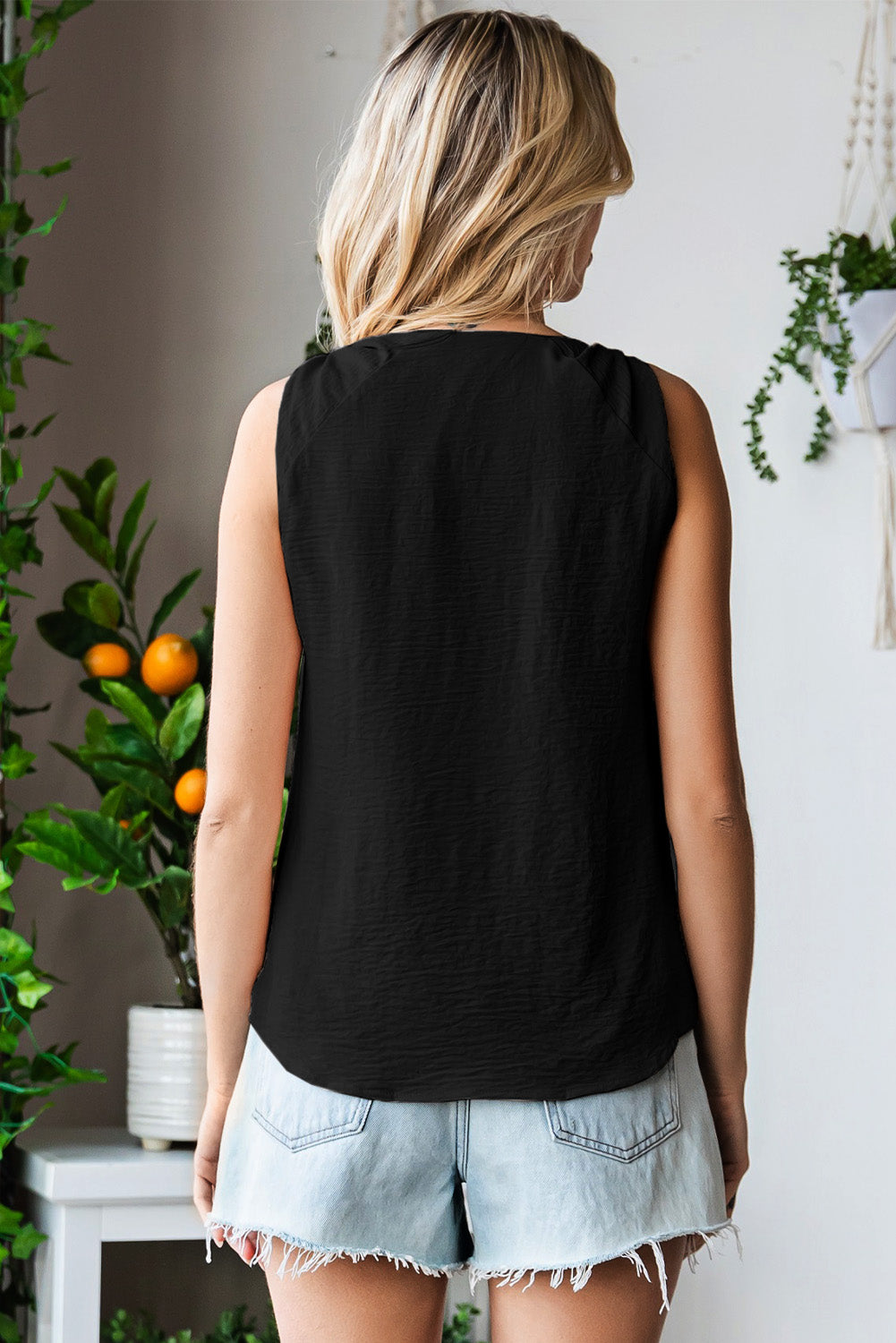 Knot Detail V-Neck Tank – Trendsi | ClozArt