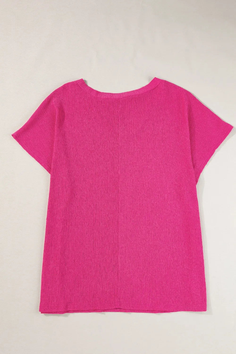 Plus Size V-Neck Short Sleeve Top – Trendsi | ClozArt