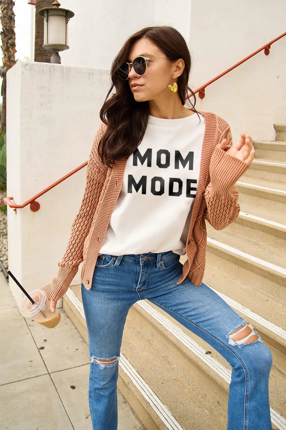 Simply Love Full Size MOM MODE Short Sleeve T-Shirt – Trendsi | ClozArt