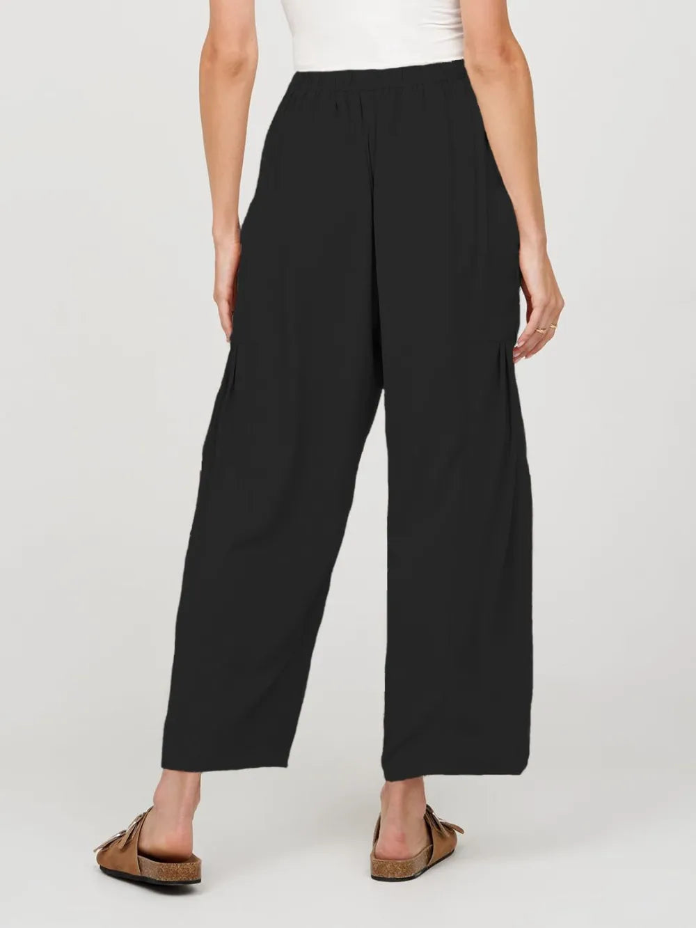 Full Size Wide Leg Pants with Pockets – Trendsi | ClozArt