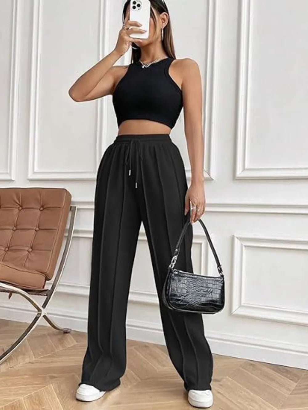 Drawstring Wide Leg Pants with Pockets – Trendsi | ClozArt