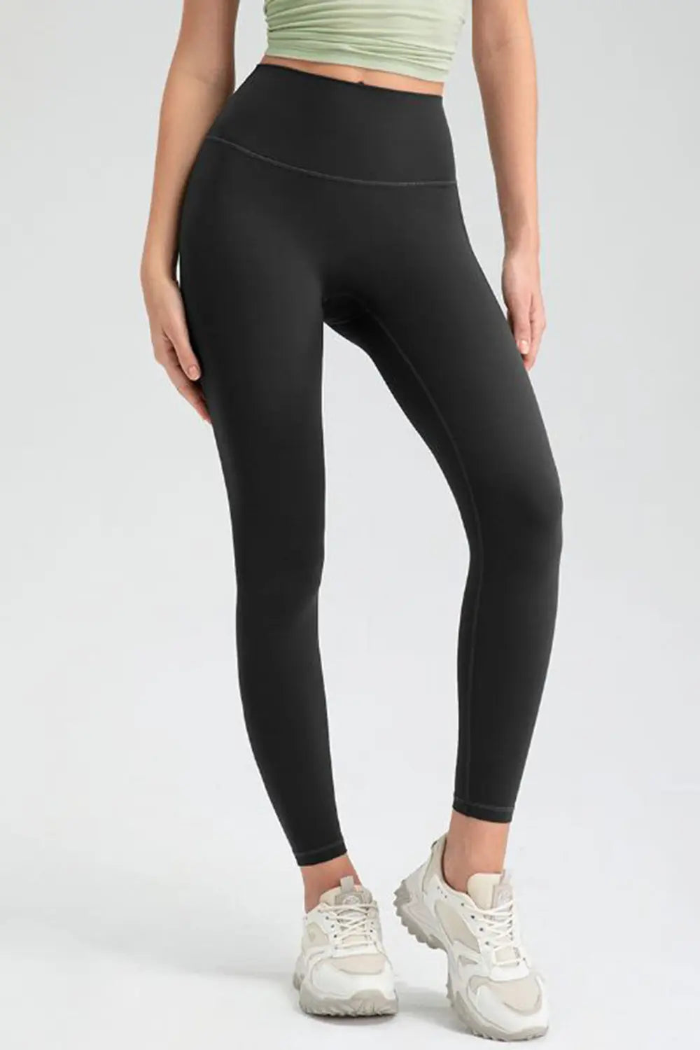 Wide Waistband High Waist Sport Leggings – Trendsi | ClozArt