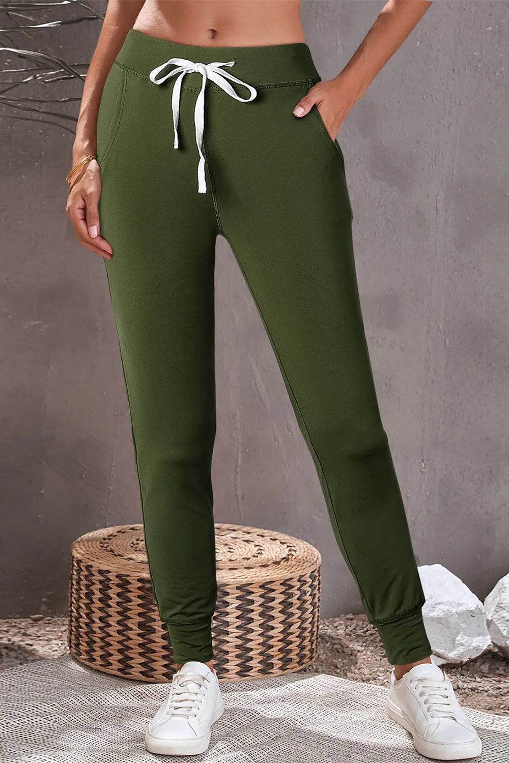 Drawstring Joggers with Pockets – Trendsi | ClozArt