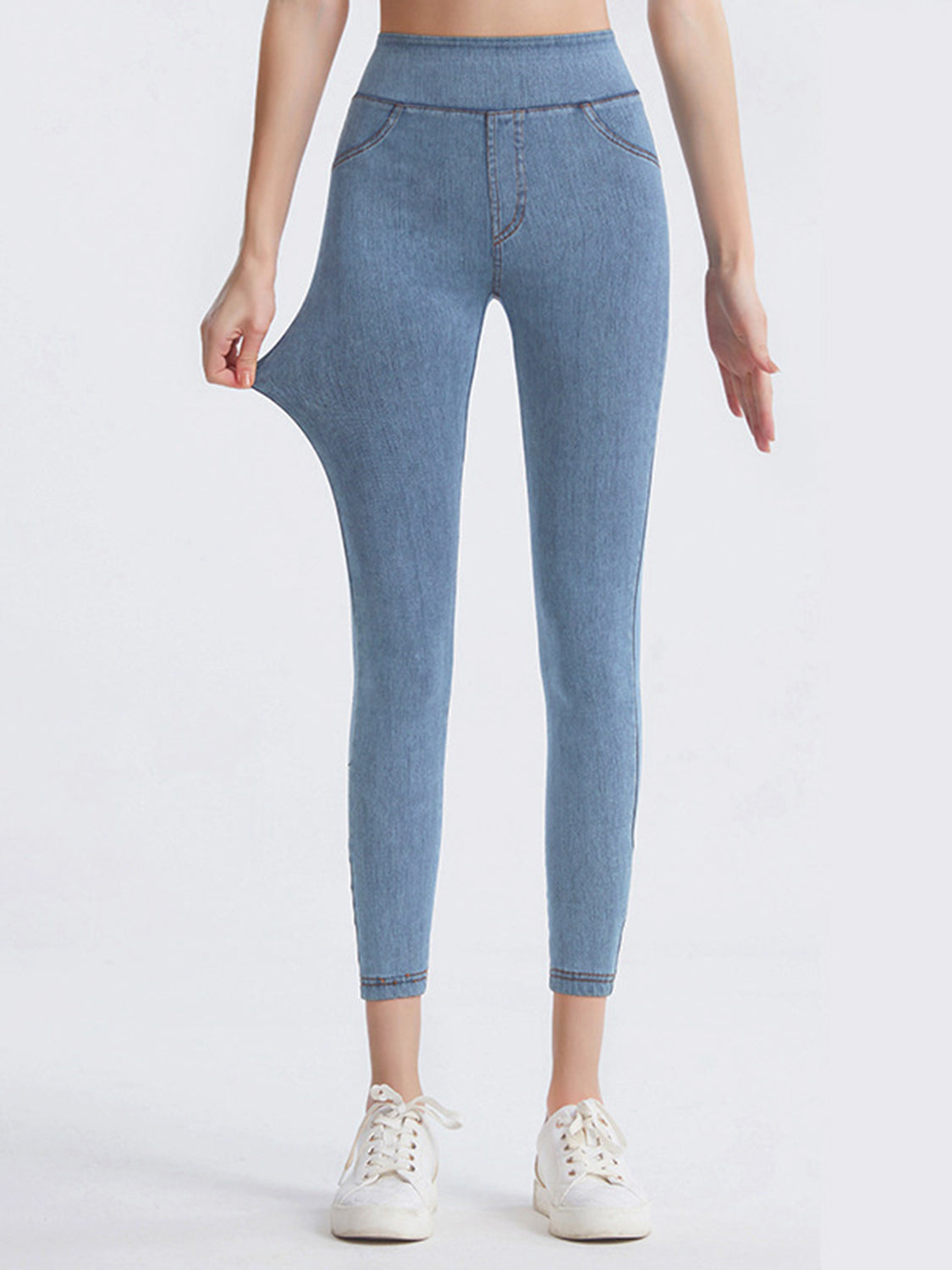 Wide Waistband Sports Leggings – Trendsi | ClozArt