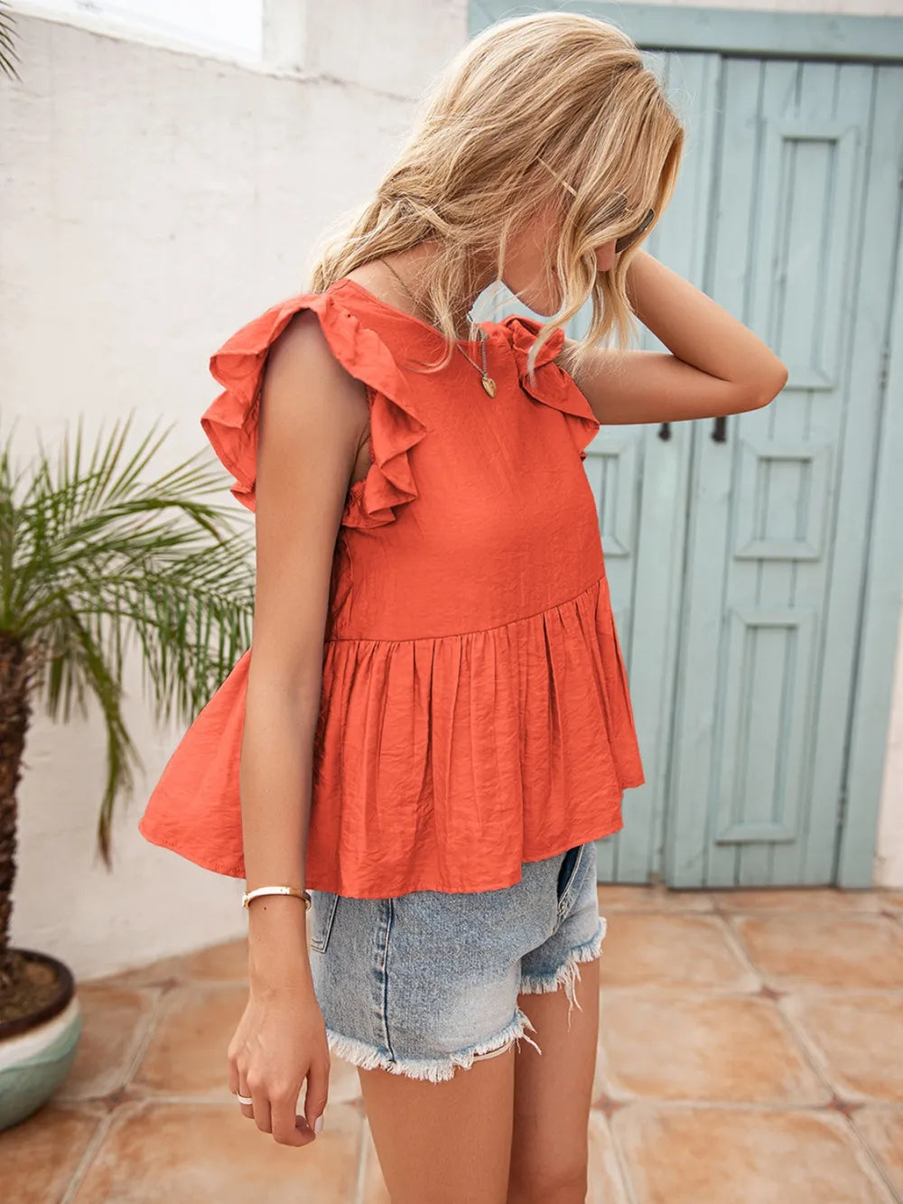 Ivy Lane Lace Detail Round Neck Peplum T-Shirt – Trendsi | ClozArt