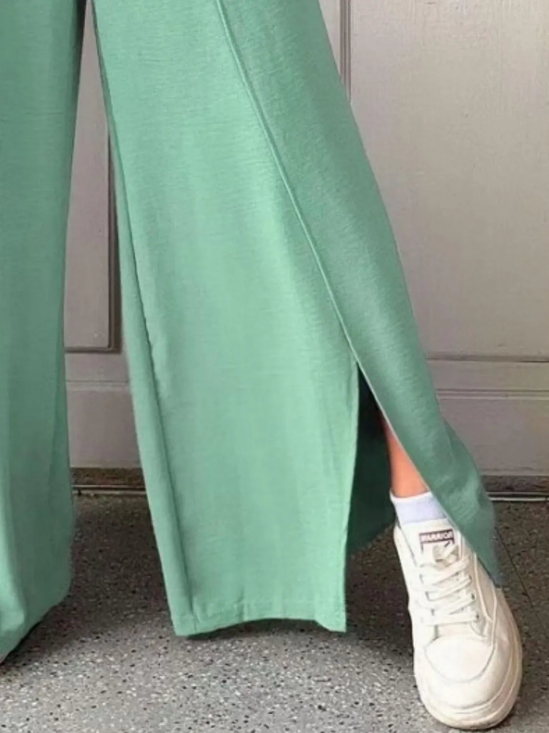 Slit Wide Leg Pants – Trendsi | ClozArt