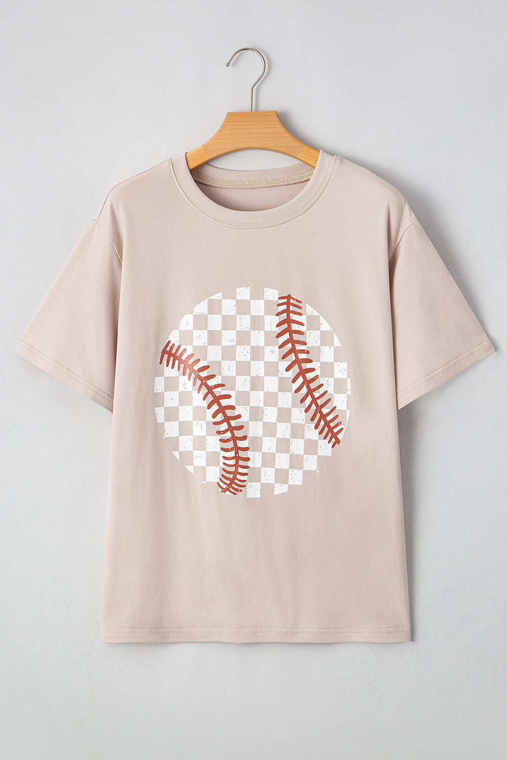 Jet Stream Checkered Baseball Graphic Tee – Shewin | ClozArt