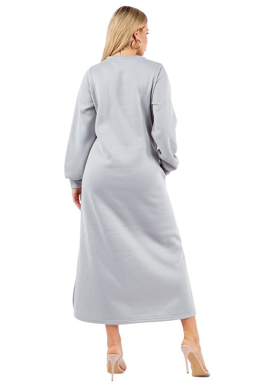 SEXY FASHION MAXI HOODIE DRESS – By Claude | ClozArt