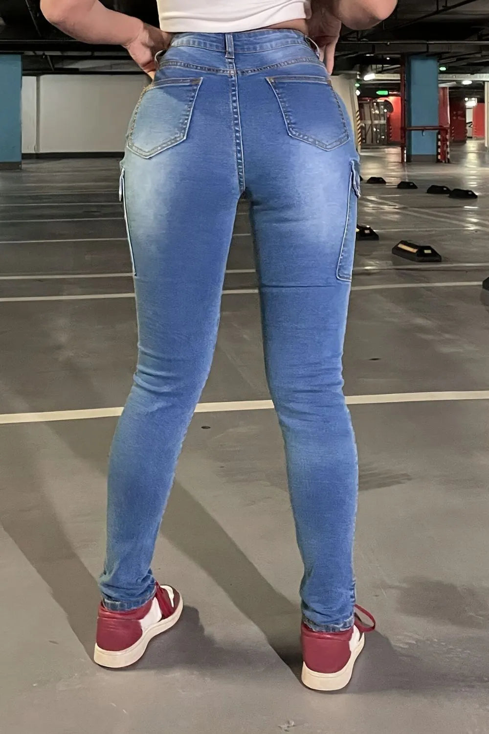 Skinny Jeans with Pockets – Trendsi | ClozArt