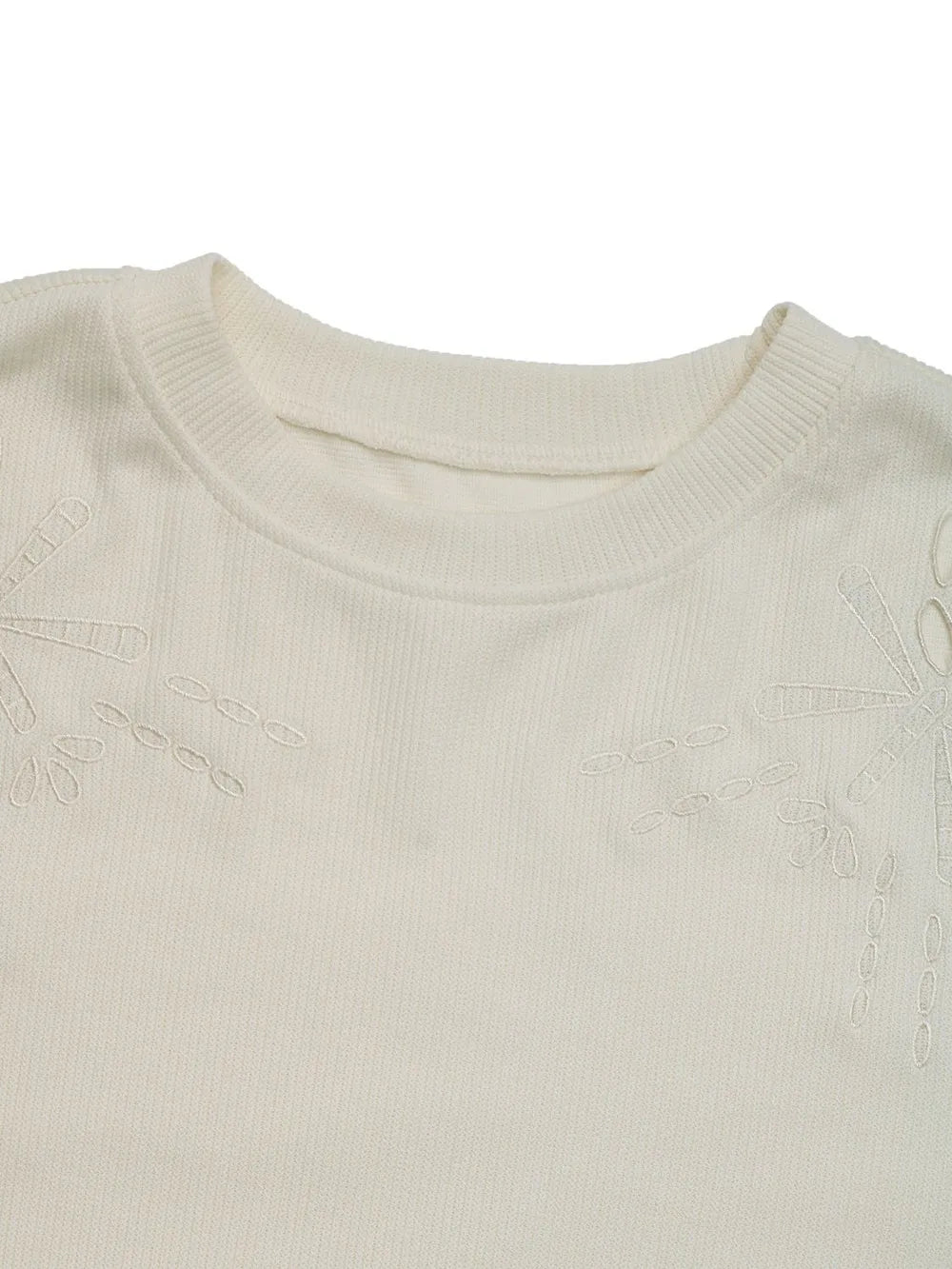 Perfee Cutout Round Neck Long Sleeve Sweatshirt – Trendsi | ClozArt