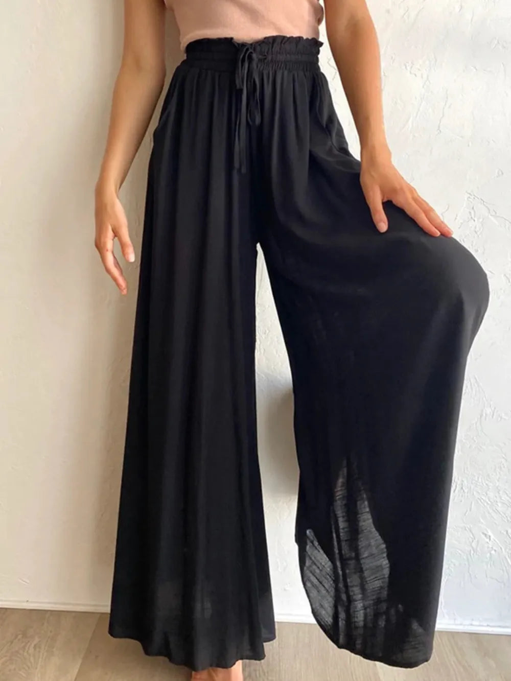 High Waist Wide Leg Pants – Trendsi | ClozArt