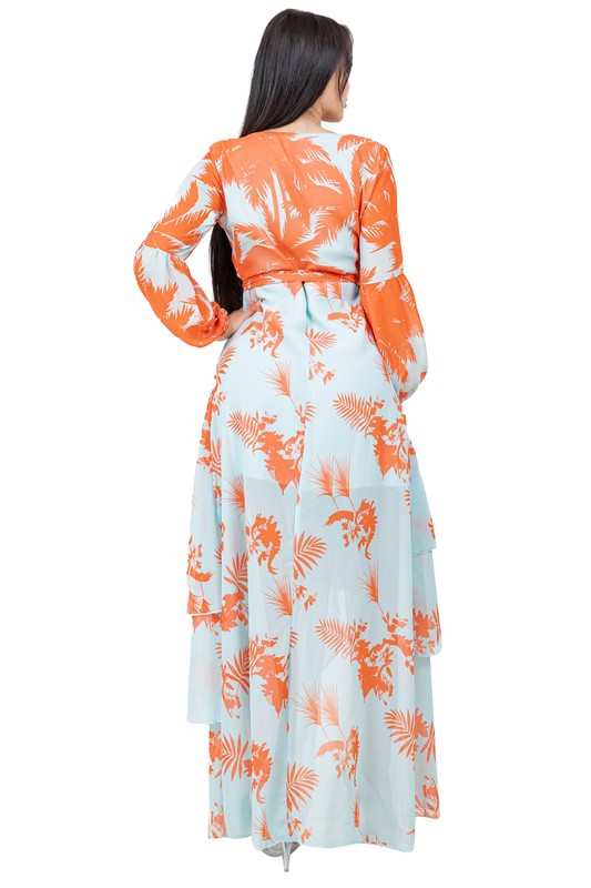 WOMEN FASHION LONG MAXI CHIFFON DRESS – By Claude | ClozArt