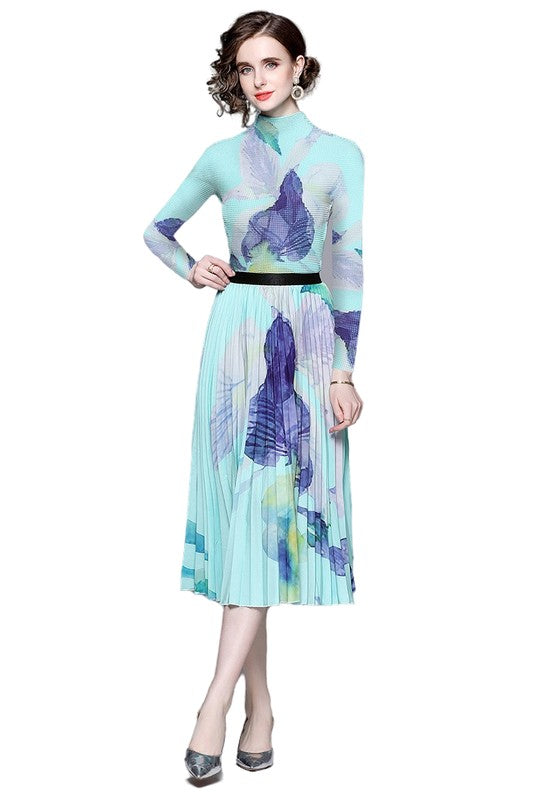 WOMEN FASHION MAXI DRESS 2PC SET – By Claude | ClozArt