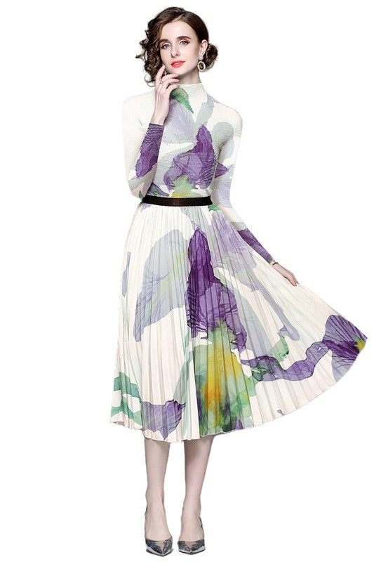 WOMEN FASHION MAXI DRESS 2PC SET – By Claude | ClozArt