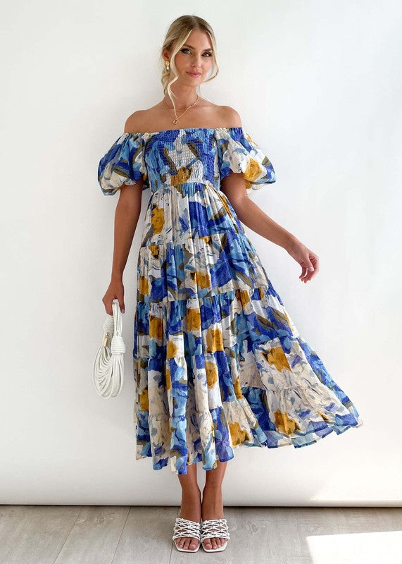 Women's Dress Off Shoulder High Waist Dress – YNIQUE | ClozArt