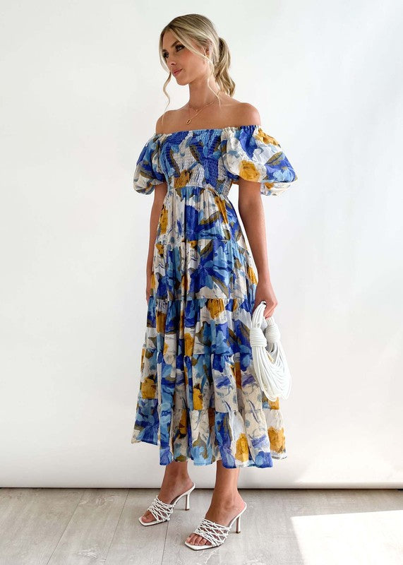Women's Dress Off Shoulder High Waist Dress – YNIQUE | ClozArt