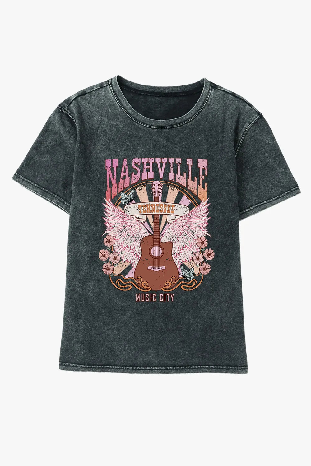 Graphic Round Neck Short Sleeve T-Shirt – Trendsi | ClozArt