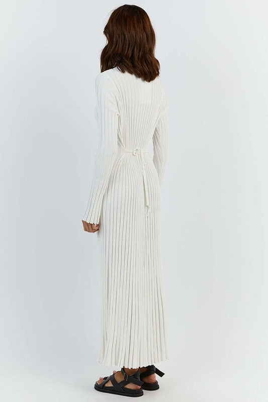 WOMEN FASHION KNITWEAR LONG MAXI DRESS – By Claude | ClozArt
