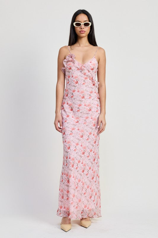 SPAGHETTI STRAP MAXI DRESS – Emory Park | ClozArt