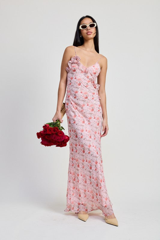 SPAGHETTI STRAP MAXI DRESS – Emory Park | ClozArt