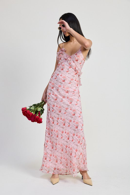 SPAGHETTI STRAP MAXI DRESS – Emory Park | ClozArt