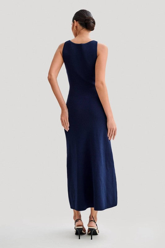 WOMEN FASHION LONG MAXI KNIT DRESS – By Claude | ClozArt