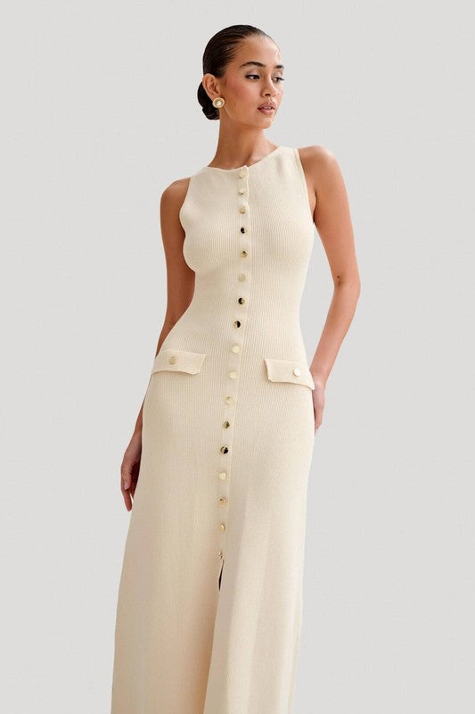 WOMEN FASHION LONG MAXI KNIT DRESS – By Claude | ClozArt