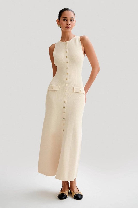 WOMEN FASHION LONG MAXI KNIT DRESS – By Claude | ClozArt