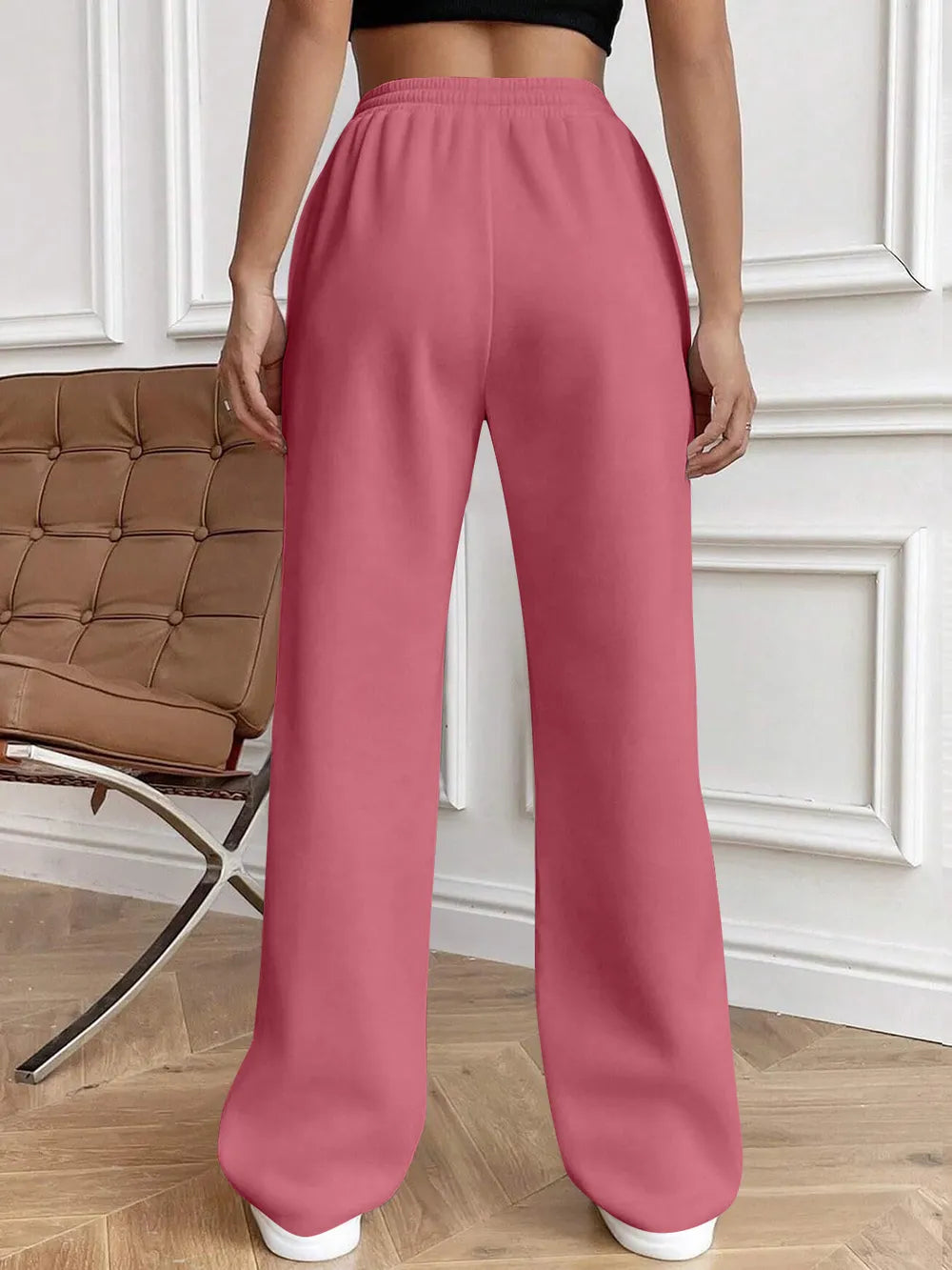 Drawstring Elastic Waist Pants with Pockets – Trendsi | ClozArt