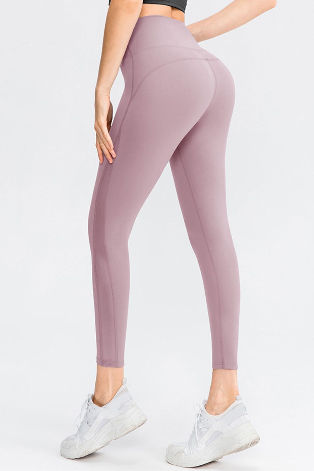 Wide Waistband Slim Fit Long Sports Pants – Trendsi | ClozArt