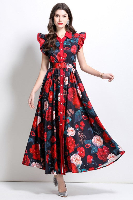 WOMEN FASHION LONG MAXI DRESS – By Claude | ClozArt